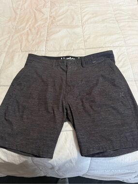 Hurley Men's Charcoal Heather Hybrid Shorts